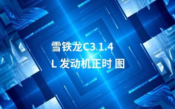 雪铁龙C3 1.4L 发动机正时 图